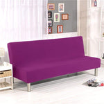 SofáProtect™ Funda Elástica para Sofá Cama - Color Liso 40511 Hola Home Violeta S 160-195cm 