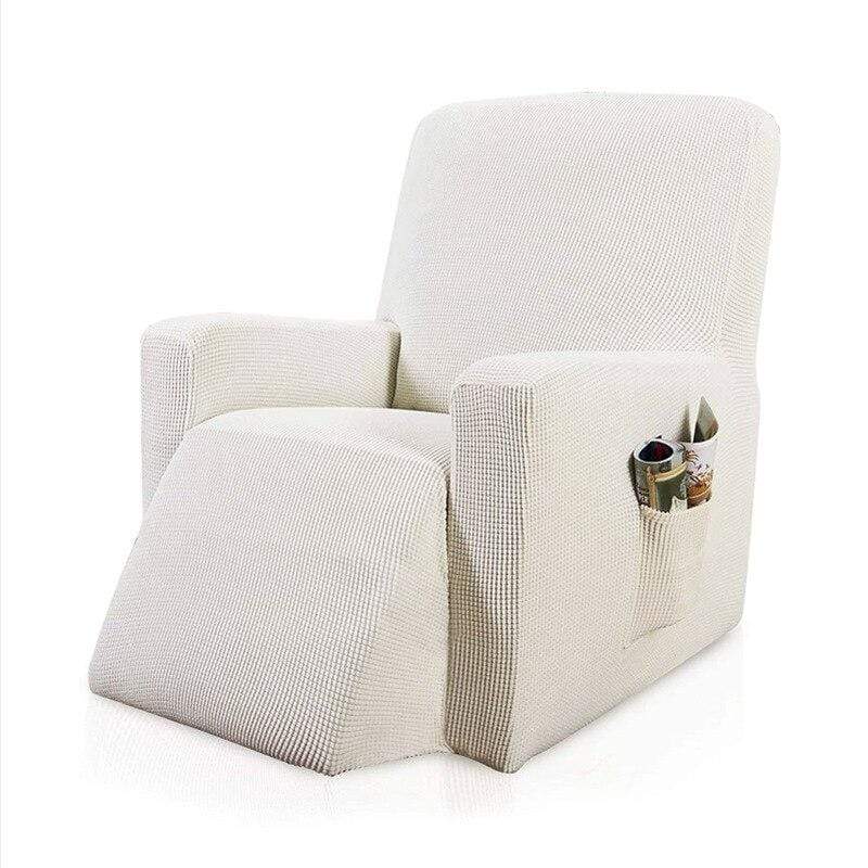 SillónProtect™ Funda Elástica para Sillón Relax 40510 Hola Home Blanco 