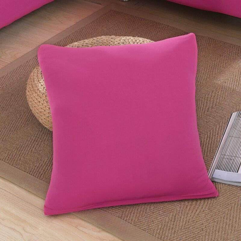 SofáProtect™ Funda de Cojín Colores Lisos 45x45cm 40507 Hola Home 2 fundas 45x45cm Rosa 