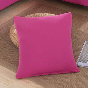 SofáProtect™ Funda de Cojín Colores Lisos 45x45cm 40507 Hola Home 2 fundas 45x45cm Rosa 