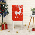 Printed chair cover Christmas Chair Chair seat for dining banquet party Restaurant 40510 Hola Home 