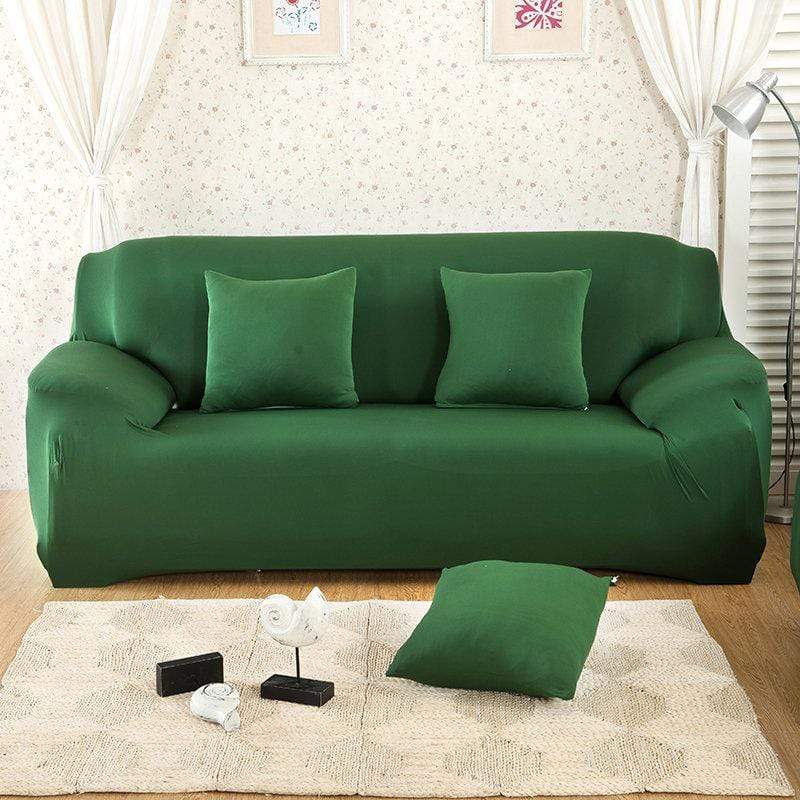 SofáProtect™ Funda de Sofá Elástica - Verde 40511 Hola Home 1 Plaza 90-140CM 