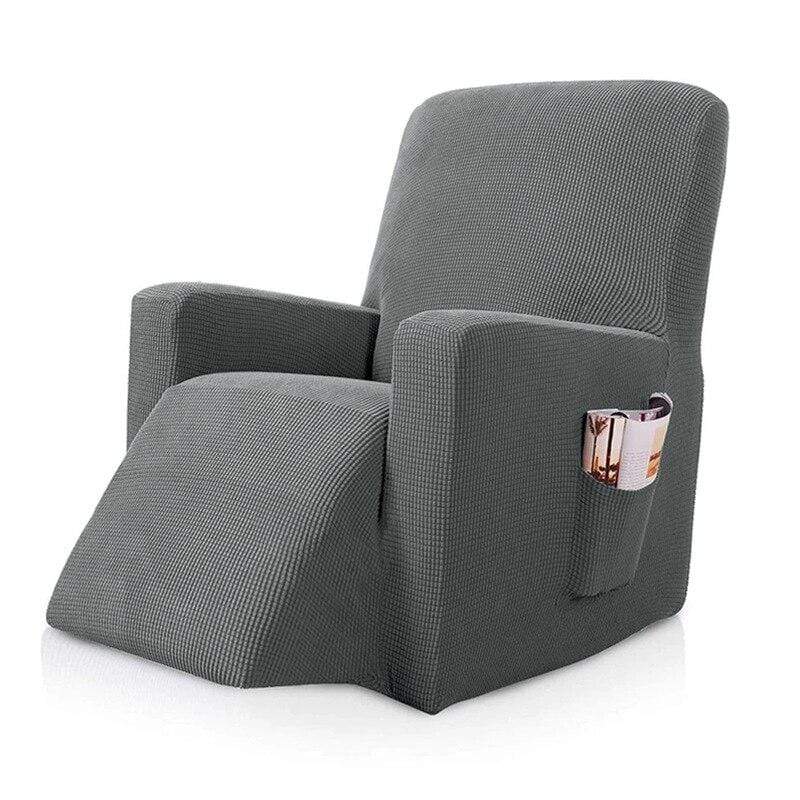 SillónProtect™ Funda Elástica para Sillón Relax 40510 Hola Home Gris Claro 