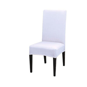 SillaProtect™ Funda Elástica Universal para Silla - Color Liso 40510 Hola Home Blanco 