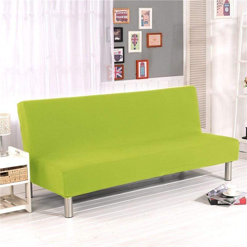 SofáProtect™ Funda Elástica para Sofá Cama - Color Liso 40511 Hola Home Verde Lima S 160-195cm 