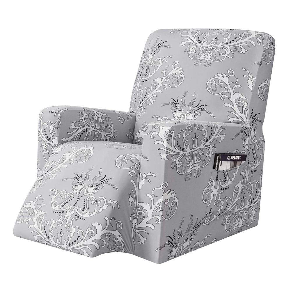 SillónProtect™ Funda Elástica para Sillón Relax - Estampadas 40511 Hola Home Light Grey 