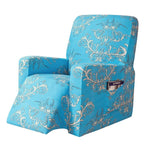 SillónProtect™ Funda Elástica para Sillón Relax - Estampadas 40511 Hola Home Medium Sky Blue 