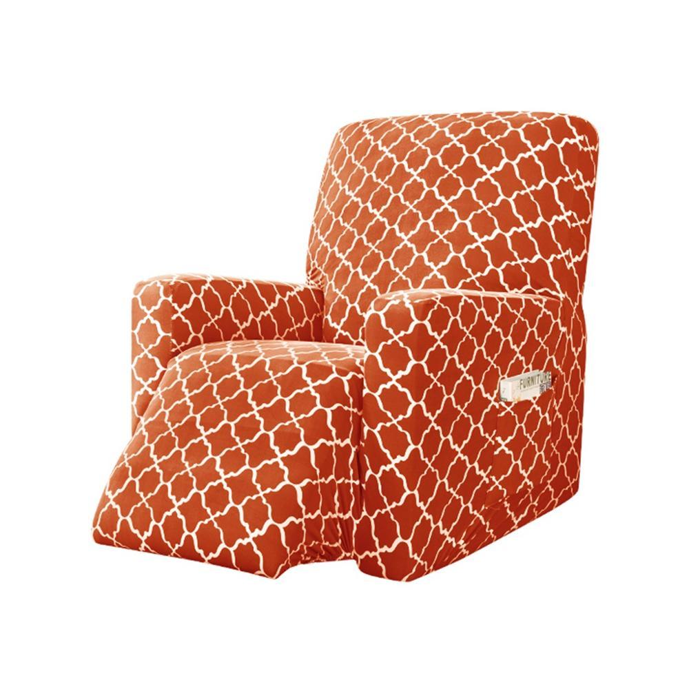 SillónProtect™ Funda Elástica para Sillón Relax - Estampadas 40511 Hola Home Orange 