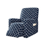 SillónProtect™ Funda Elástica para Sillón Relax - Estampadas 40511 Hola Home Navy Plaid 